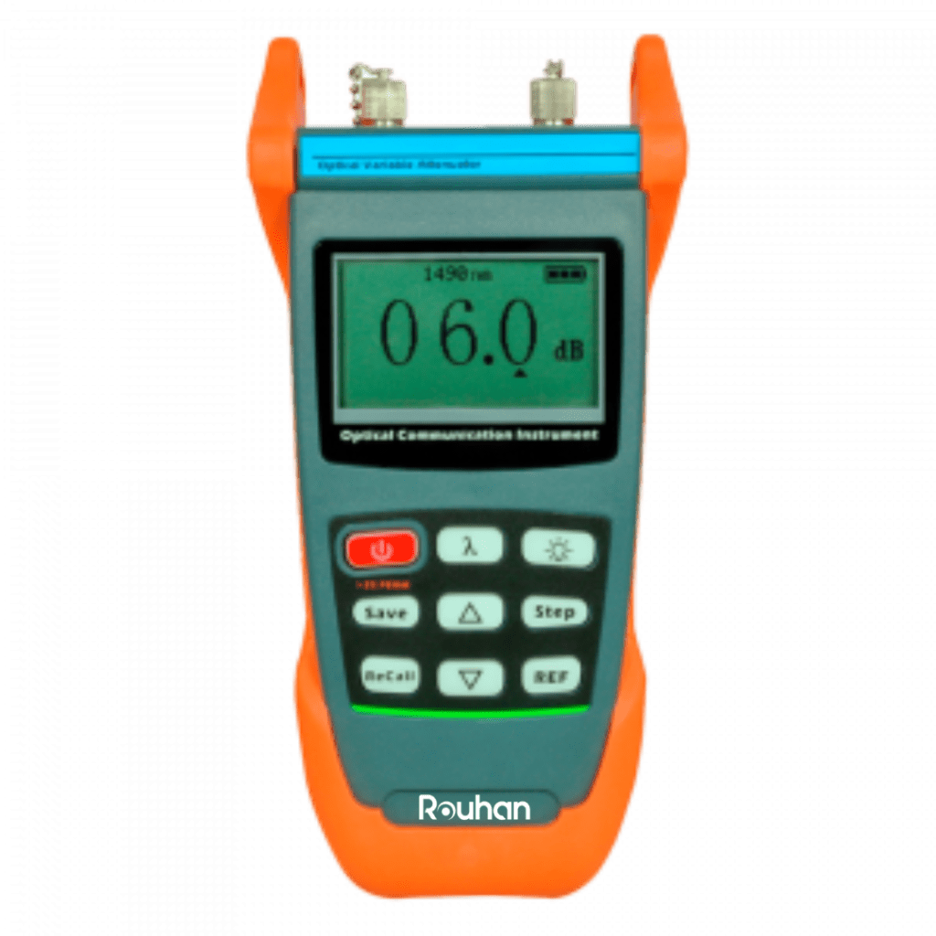 Cómo los Atenuadores de Rouhan Resuelven los Problemas de Saturación en Redes de Fibra Óptica 1 Atenuador Óptico Variable está diseñado para un óptimo funcionamiento, brinda 3 longitudes de onda y esta diseñado para uso en campo. Saturación en Redes de Fibra Óptica