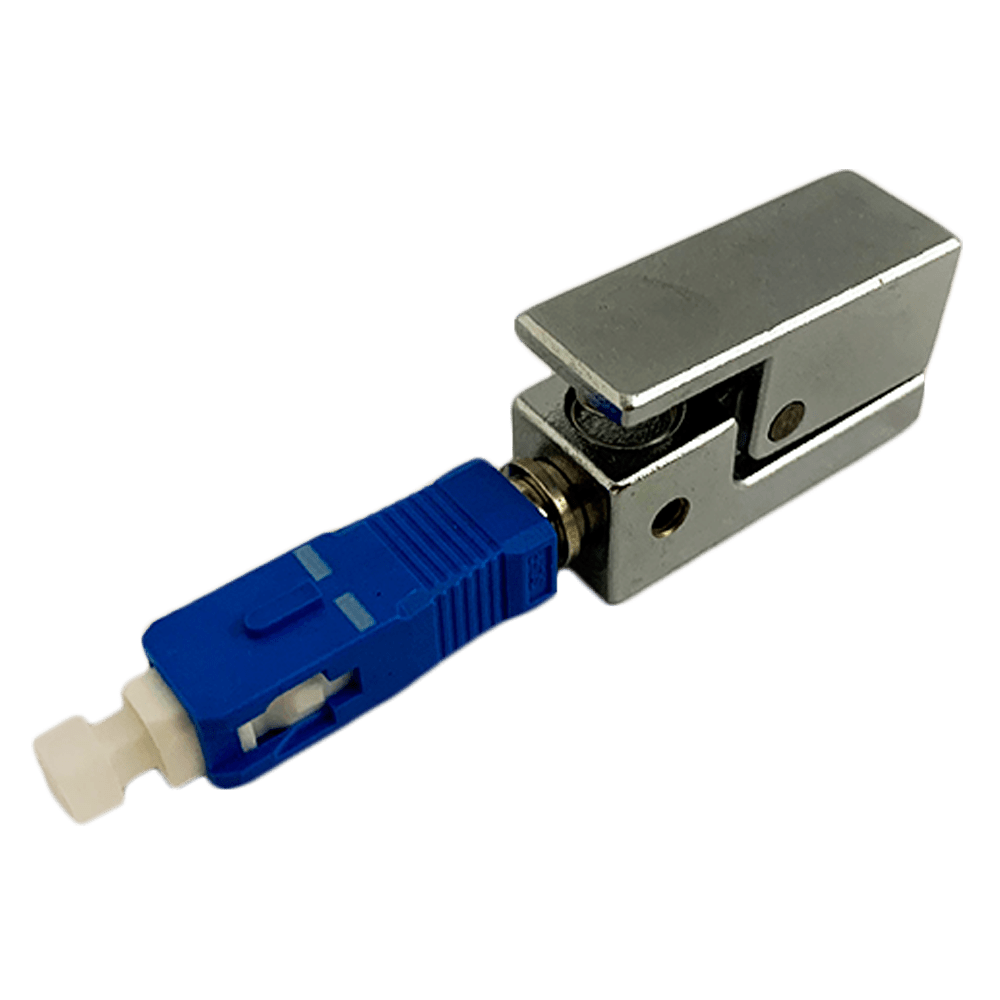 Adaptador de Fibra Desnuda SC/UPC es muy eficiente para conectar fibra desnuda a fibra óptica, generalmente se utiliza en la instalación para probar enlaces