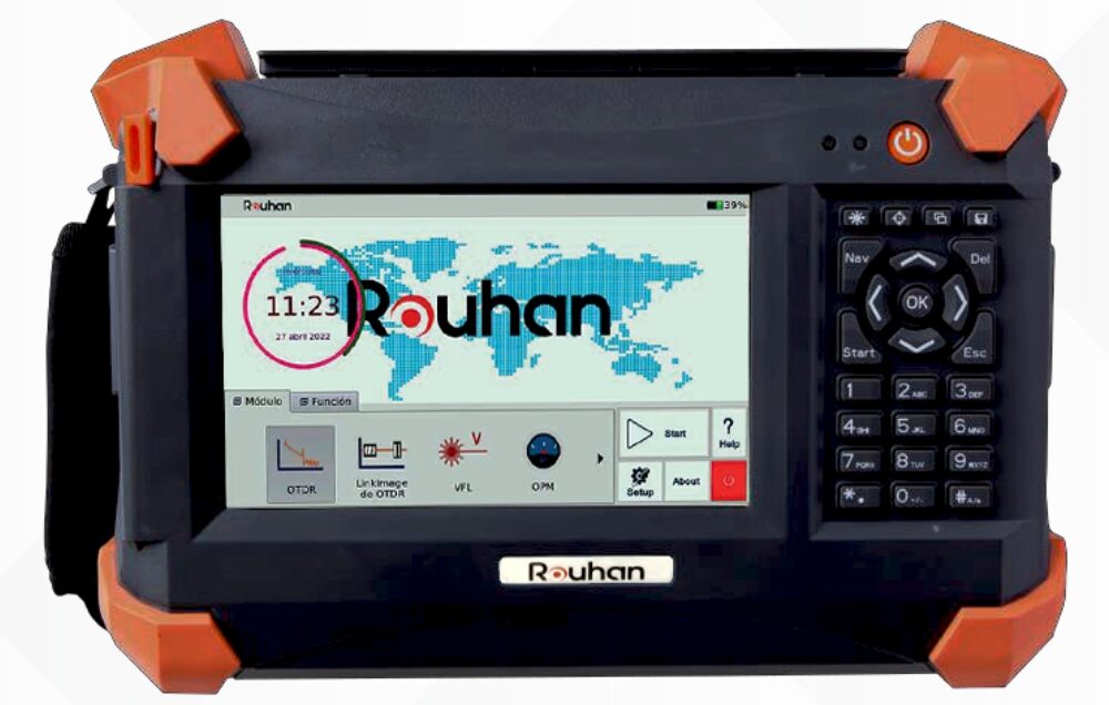 7" Touch SOTDR para CWDM 18 wavelengths | RHTD-CWDM-2018L