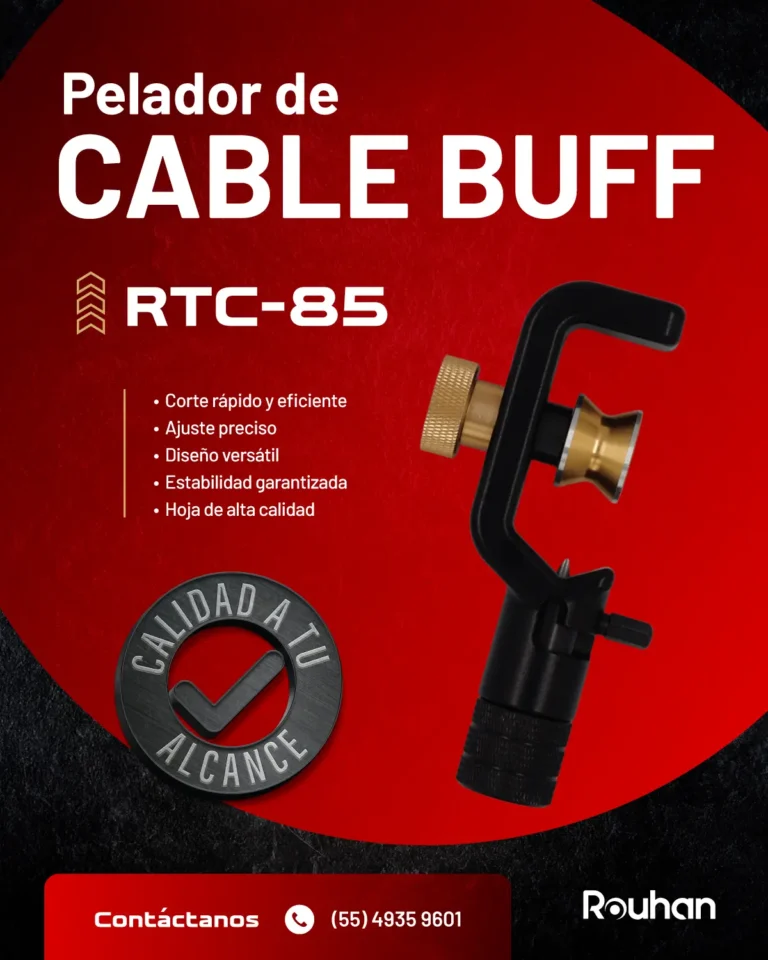 pelador de cable buff rtc 85 ROUHAN TELECOM Tools